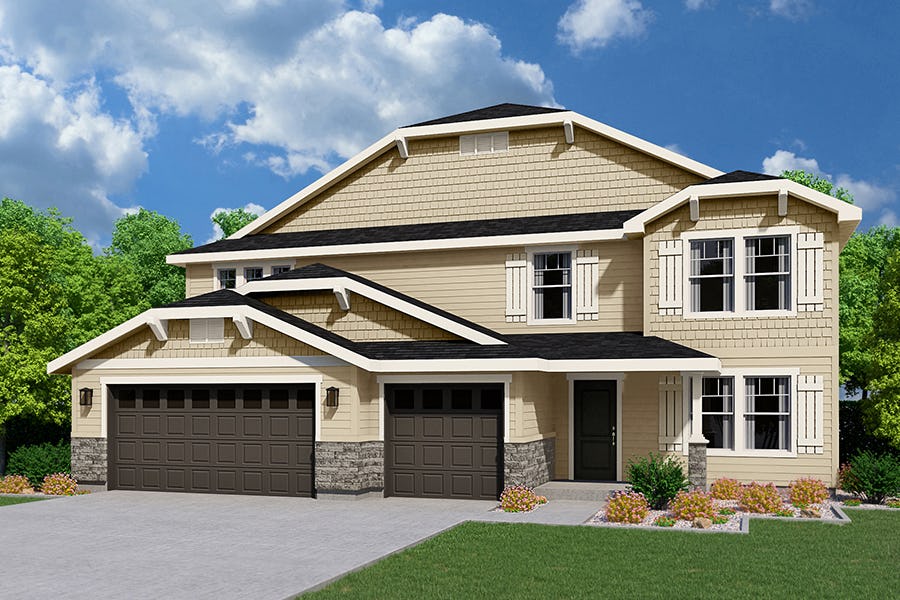 Agate 2Story Floor Plan New Home in Idaho